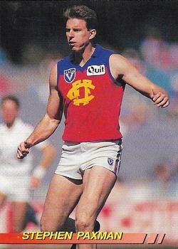 1994 Select AFL #79 Stephen Paxman Front